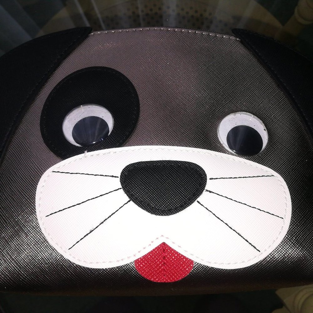 Stella & Max Googly Eye Puppy Dog Cosmetic Clutch